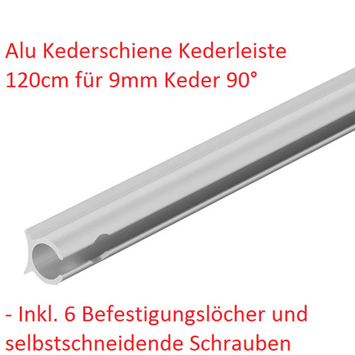 Kederschiene alu kederleiste - kederschiene,