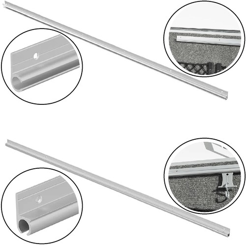 Aluminium kederleiste 100cm - aluminium,