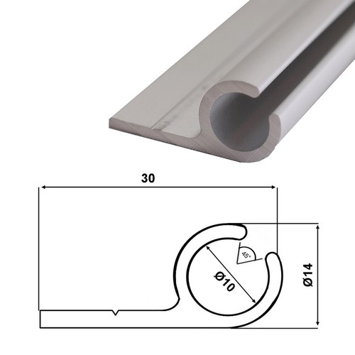 Kederschiene 00 m - 1,00,