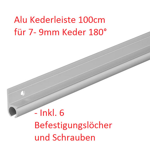 Kederschiene alu kederleiste - kederschiene,